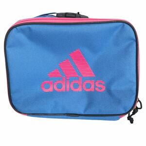 New adidas Foundation Lunch Bag Box Pink Blue